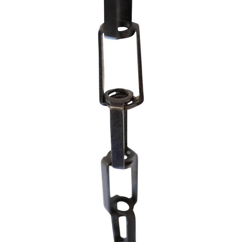 Chain BR09-W Rectangle Chandelier Chain with Welded Brass links, Antique Brass