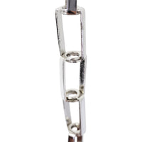 Chain BR09-W Rectangle Chandelier Chain with Welded Brass links, Antique Brass