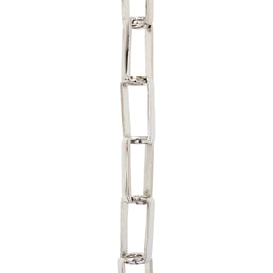 Chain BR09-W Rectangle Chandelier Chain with Welded Brass links, Antique Brass