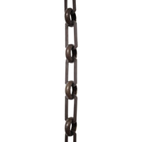 Chain BR10-U Rectangle Chandelier Chain with Unwelded Brass links and Round Joining links, Antique Brass
