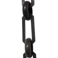 Chain BR10-U Rectangle Chandelier Chain with Unwelded Brass links and Round Joining links, Antique Brass