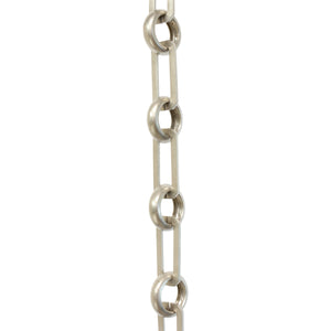 Chain BR10-U Rectangle Chandelier Chain with Unwelded Brass links and Round Joining links, Antique Brass