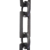 Chain BR11-W Rectangle Chandelier Chain with Welded Brass links and Round Joining links, Antique Brass