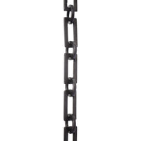 Chain BR11-W Rectangle Chandelier Chain with Welded Brass links and Round Joining links, Antique Brass