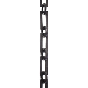 Chain BR11-W Rectangle Chandelier Chain with Welded Brass links and Round Joining links, Antique Brass