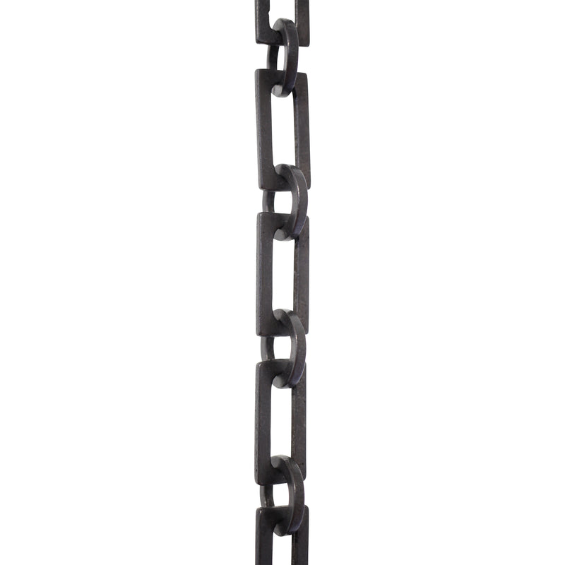 Chain BR11-W Rectangle Chandelier Chain with Welded Brass links and Round Joining links, Antique Brass