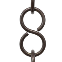 Chain BR13-U S-Shaped Chandelier Chain with Unwelded Brass links, Antique Brass