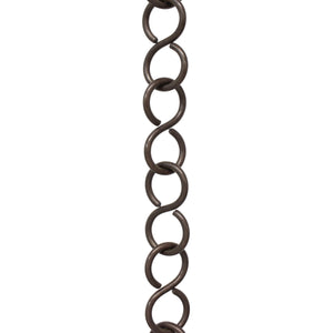 Chain BR13-U S-Shaped Chandelier Chain with Unwelded Brass links, Antique Brass