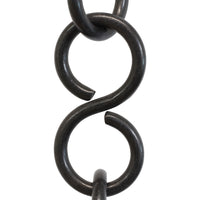Chain BR13-U S-Shaped Chandelier Chain with Unwelded Brass links, Antique Brass