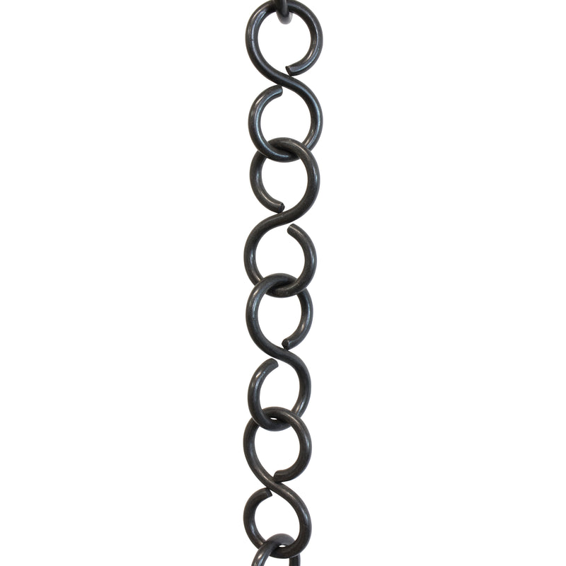 Chain BR13-U S-Shaped Chandelier Chain with Unwelded Brass links, Antique Brass