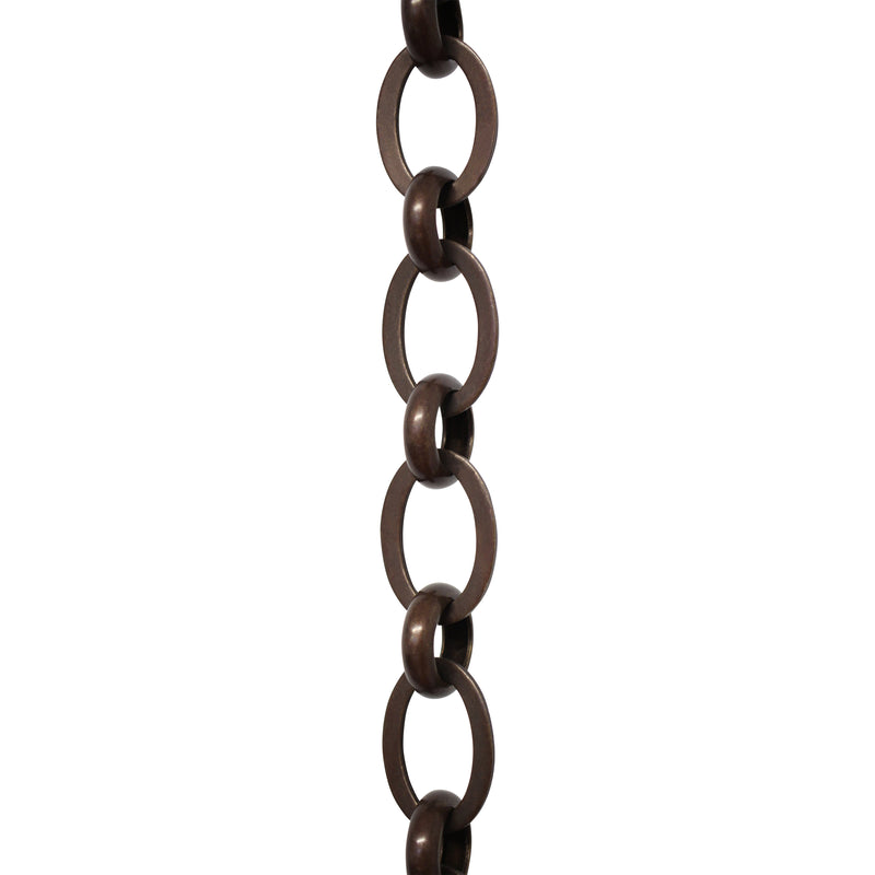 Chain BR14-U Loop Chandelier Chain with Unwelded Brass links and Round Joining links, Antique Brass