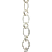 Chain BR14-U Loop Chandelier Chain with Unwelded Brass links and Round Joining links, Antique Brass