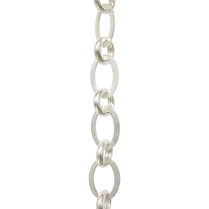 Chain BR14-U Loop Chandelier Chain with Unwelded Brass links and Round Joining links, Antique Brass
