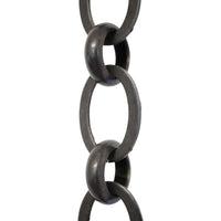Chain BR14-U Loop Chandelier Chain with Unwelded Brass links and Round Joining links, Antique Brass