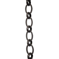 Chain BR14-U Loop Chandelier Chain with Unwelded Brass links and Round Joining links, Antique Brass