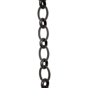 Chain BR14-U Loop Chandelier Chain with Unwelded Brass links and Round Joining links, Antique Brass