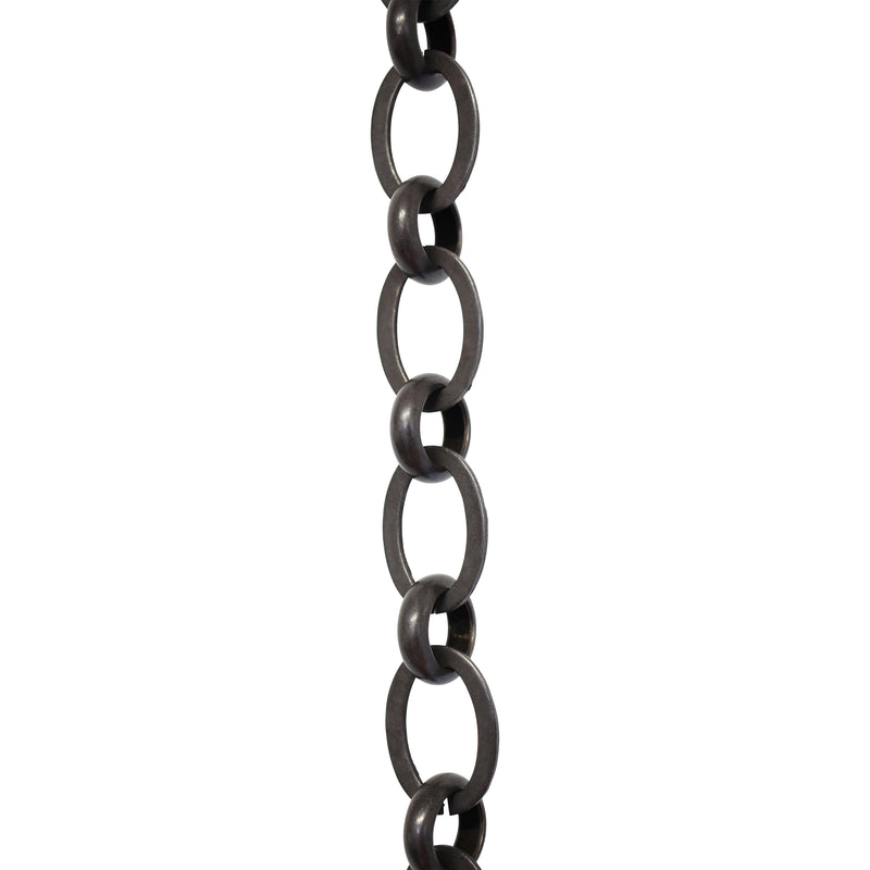 Chain BR14-U Loop Chandelier Chain with Unwelded Brass links and Round Joining links, Antique Brass