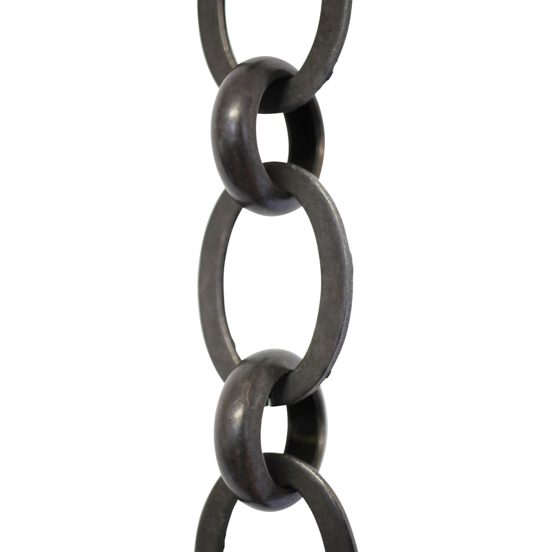 Chain BR14-U Loop Chandelier Chain with Unwelded Brass links and Round Joining links, Antique Brass