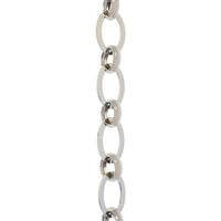 Chain BR14-U Loop Chandelier Chain with Unwelded Brass links and Round Joining links, Antique Brass