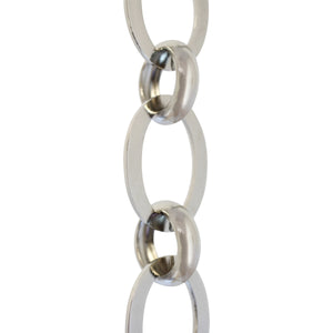 Chain BR14-U Loop Chandelier Chain with Unwelded Brass links and Round Joining links, Antique Brass