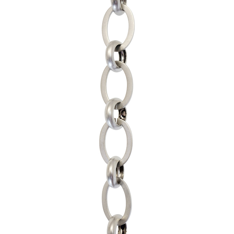 Chain BR14-U Loop Chandelier Chain with Unwelded Brass links and Round Joining links, Antique Brass