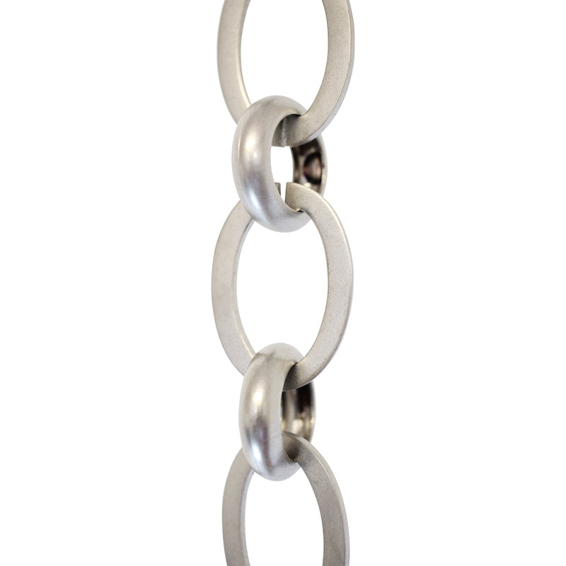 Chain BR14-U Loop Chandelier Chain with Unwelded Brass links and Round Joining links, Antique Brass