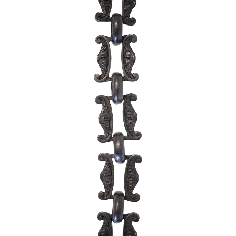 Chain BR15-U Vintage Chandelier Chain with Unwelded Brass links and Round Joining links, Antique Brass