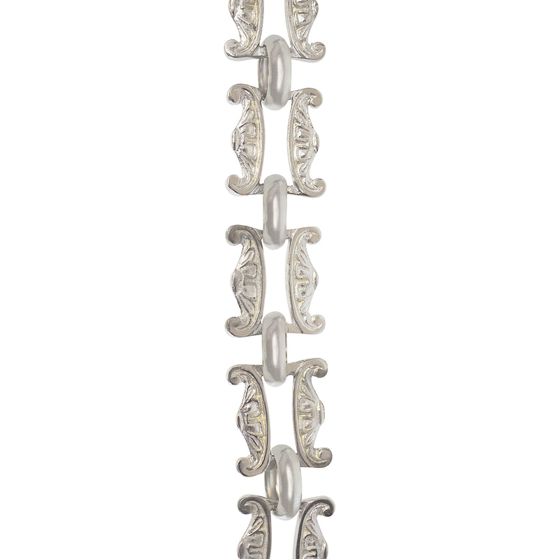 Chain BR15-U Vintage Chandelier Chain with Unwelded Brass links and Round Joining links, Antique Brass