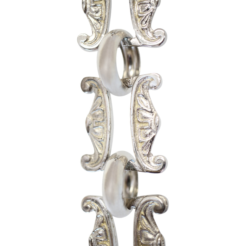 Chain BR15-U Vintage Chandelier Chain with Unwelded Brass links and Round Joining links, Antique Brass