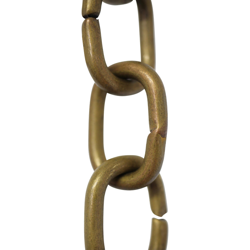 Chain BR16-U Round Chandelier Chain with Unwelded Brass links, Antique Brass