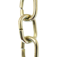 Chain BR16-U Round Chandelier Chain with Unwelded Brass links, Antique Brass