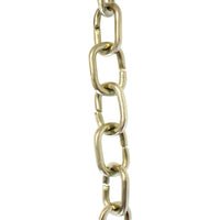 Chain BR16-U Round Chandelier Chain with Unwelded Brass links, Antique Brass