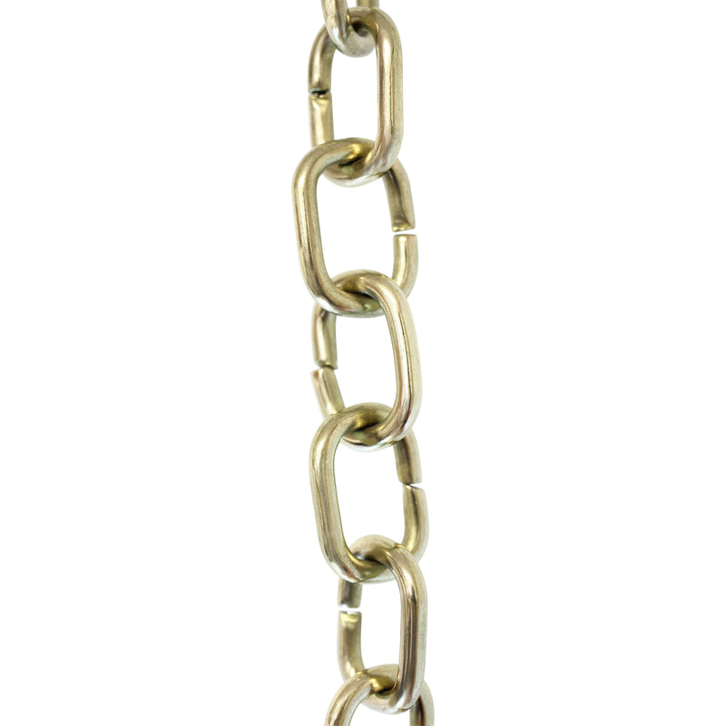 Chain BR16-U Round Chandelier Chain with Unwelded Brass links, Antique Brass