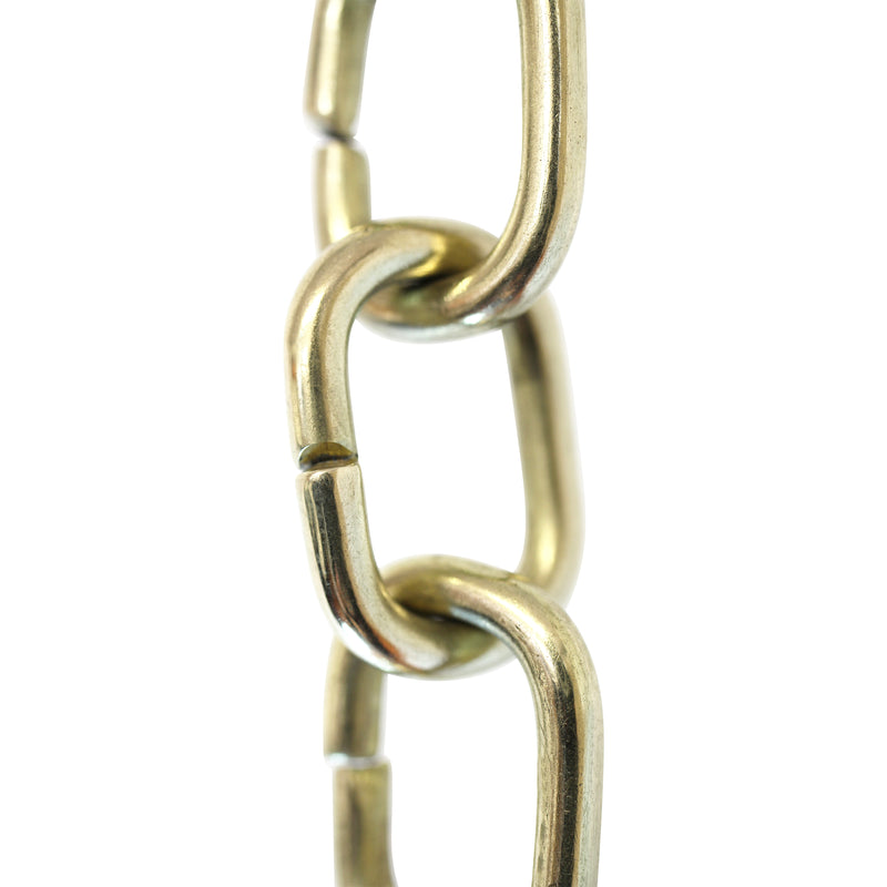 Chain BR16-U Round Chandelier Chain with Unwelded Brass links, Antique Brass