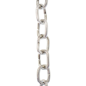 Chain BR16-U Round Chandelier Chain with Unwelded Brass links, Antique Brass