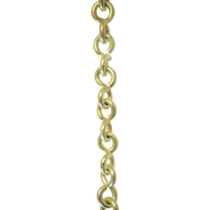 Chain BR20-U Loop Lightweight Chandelier Chain with Unwelded Brass links, Antique Brass