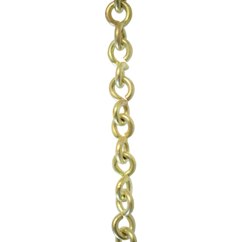 Chain BR20-U Loop Lightweight Chandelier Chain with Unwelded Brass links, Antique Brass