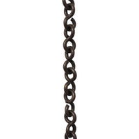 Chain BR20-U Loop Lightweight Chandelier Chain with Unwelded Brass links, Antique Brass