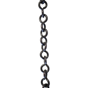 Chain BR20-U Loop, Lightweight Chandelier Chain with Unwelded Brass links, Antique Brass