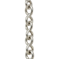 Chain BR20-U Loop Lightweight Chandelier Chain with Unwelded Brass links, Antique Brass