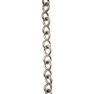 Chain BR20-U Loop, Lightweight Chandelier Chain with Unwelded Brass links, Antique Brass