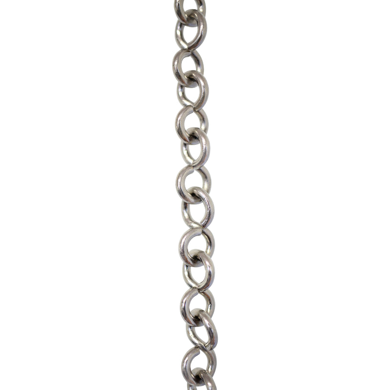 Chain BR20-U Loop Lightweight Chandelier Chain with Unwelded Brass links, Antique Brass