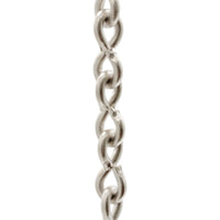Chain BR20-U Loop Lightweight Chandelier Chain with Unwelded Brass links, Antique Brass