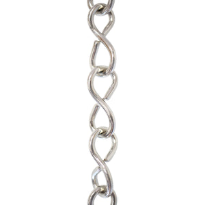 Chain BR20-U Loop Lightweight Chandelier Chain with Unwelded Brass links, Antique Brass