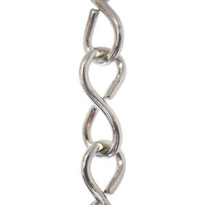 Chain BR20-U Loop Lightweight Chandelier Chain with Unwelded Brass links, Antique Brass