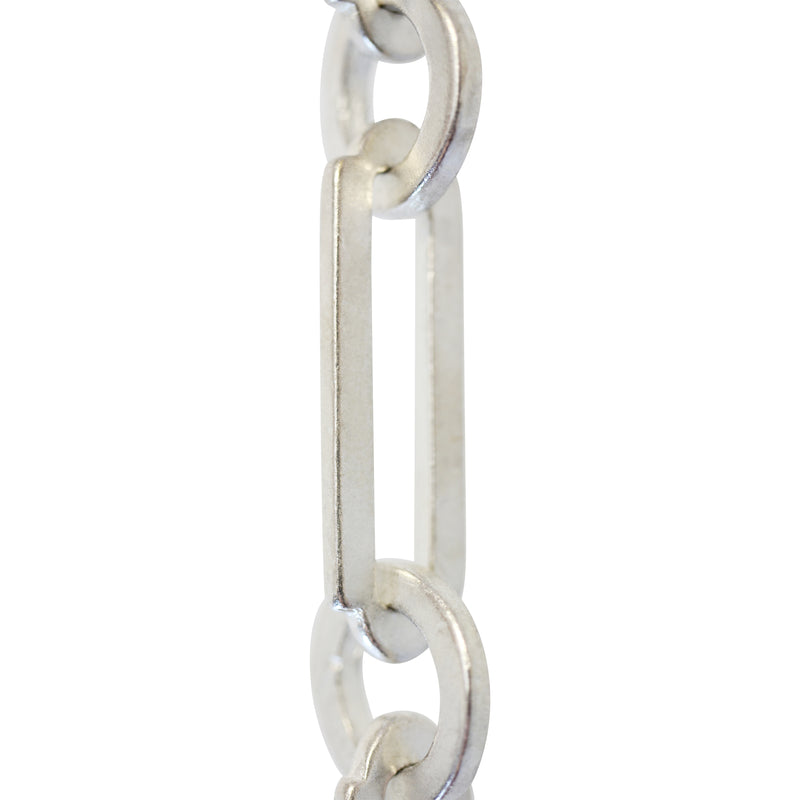 Chain BR21-W Rectangle Chandelier Chain with Welded Brass links and Round Joining links, Antique Brass
