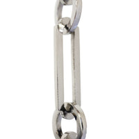 Chain BR21-W Rectangle Chandelier Chain with Welded Brass links and Round Joining links, Antique Brass