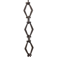 Chain BR22-U Vintage Chandelier Chain with Unwelded Brass links and Oval Joining links, Antique Brass