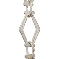 Chain BR22-U Vintage Chandelier Chain with Unwelded Brass links and Oval Joining links, Antique Brass