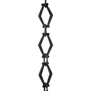 Chain BR22-U Vintage Chandelier Chain with Unwelded Brass links and Oval Joining links, Antique Brass